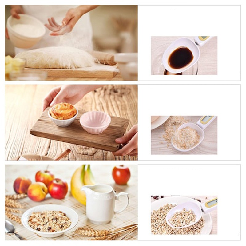 Cantar digital pentru ingrediente, ecran lcd, functie tara, greutate 500 g, precizie 0.1 gr
