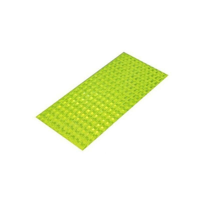 Banda reflectorizanta autoadeziva, pentru biciclete, 20.5x0.8 cm, siguranta si vizibilitate culoare produs galben