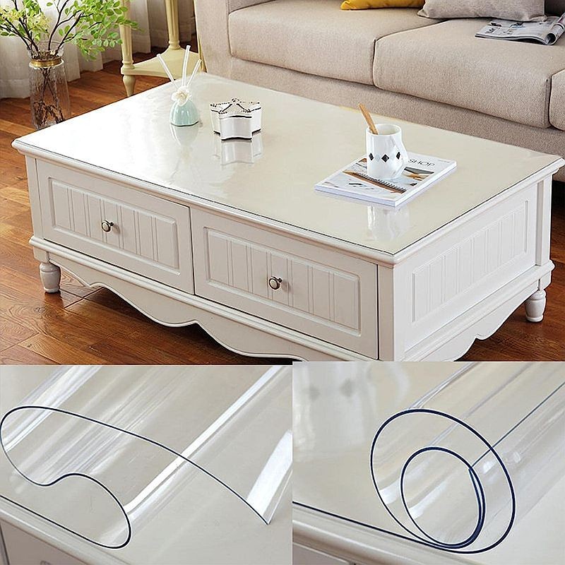 Protectie pvc pentru birou, mobilier, 1.5 mm grosime, 120x90 cm, transparenta