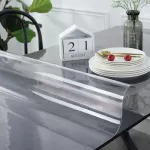 Protectie pvc pentru birou, mobilier, 1.5 mm grosime, 120x90 cm, transparenta