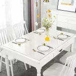 Protectie pvc pentru birou, mobilier, 1.5 mm grosime, 120x90 cm, transparenta