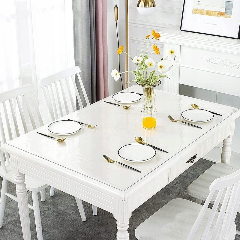 Protectie pvc pentru birou, mobilier, 1.5 mm grosime, 120x90 cm, transparenta