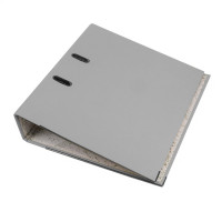 Biblioraft arhivare documente, format a4, cotor 7.5 cm, bordura metalica, diverse culori culoare gri