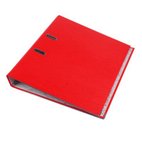Biblioraft plastifiat, a4, latime cotor 5 cm, bordura metalica, diverse culori culoare rosu