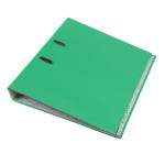 Biblioraft plastifiat, a4, latime cotor 5 cm, bordura metalica, diverse culori culoare verde