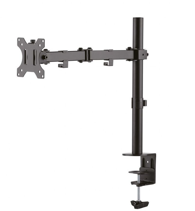 Suport monitor profesional - braț pivotant, Înclinare +/-45°, rotire 180°,13-27 inch