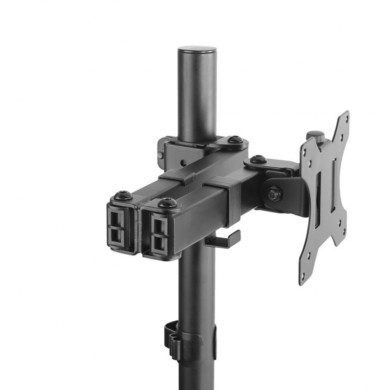 Suport monitor profesional - braț pivotant, Înclinare +/-45°, rotire 180°,13-27 inch