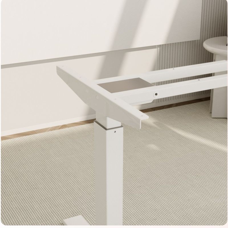 Cadru de birou electric dublu motorizat, inaltime reglabila 64-129 cm, memorare 4 pozitii, lungime 102 - 145 cm