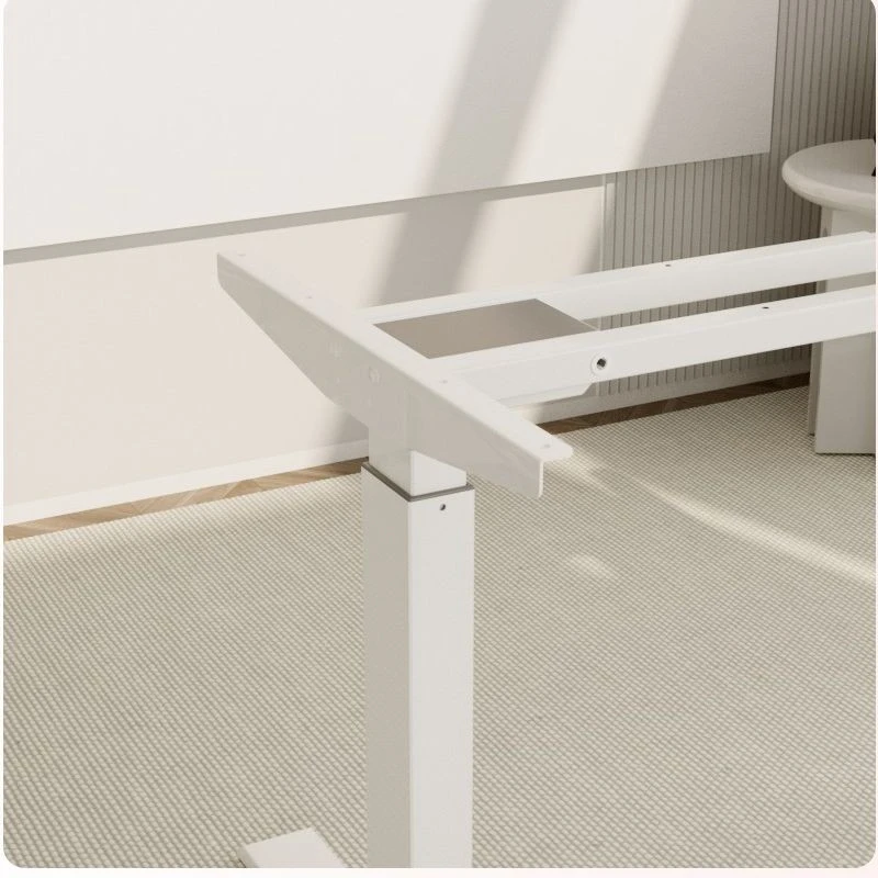 Cadru de birou electric dublu motorizat, inaltime reglabila 64-129 cm, memorare 4 pozitii, lungime 102 - 145 cm