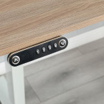 Cadru de birou electric dublu motorizat, inaltime reglabila 64-129 cm, memorare 4 pozitii, lungime 102 - 145 cm
