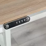 Cadru de birou electric dublu motorizat, inaltime reglabila 64-129 cm, memorare 4 pozitii, lungime 102 - 145 cm