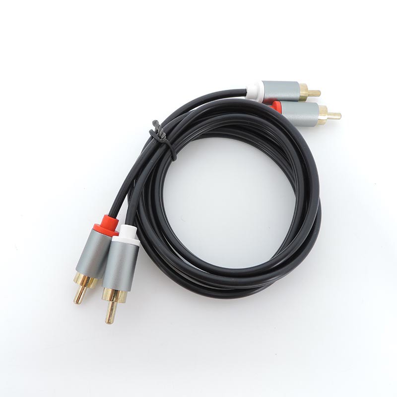 Cablu audio, 4 mufe, 2 mufe rca la 2 mufe rca, lungime 1 m
