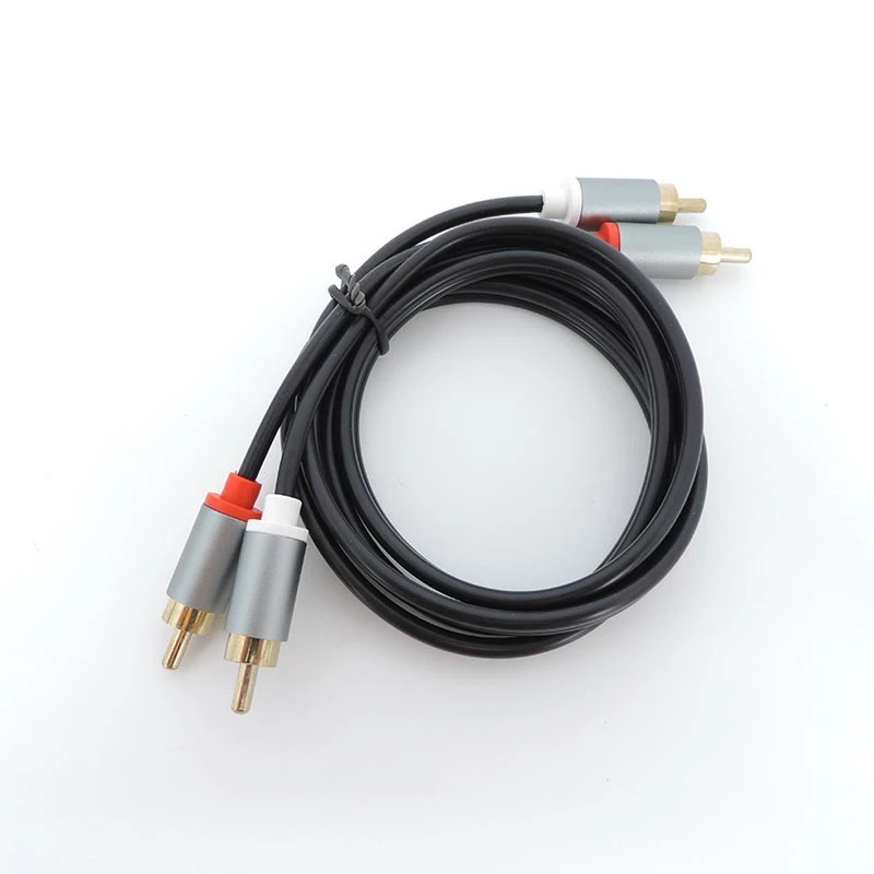 Cablu audio, 4 mufe, 2 mufe rca la 2 mufe rca, lungime 1 m