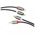Cablu audio, 4 mufe, 2 mufe rca la 2 mufe rca, lungime 1 m