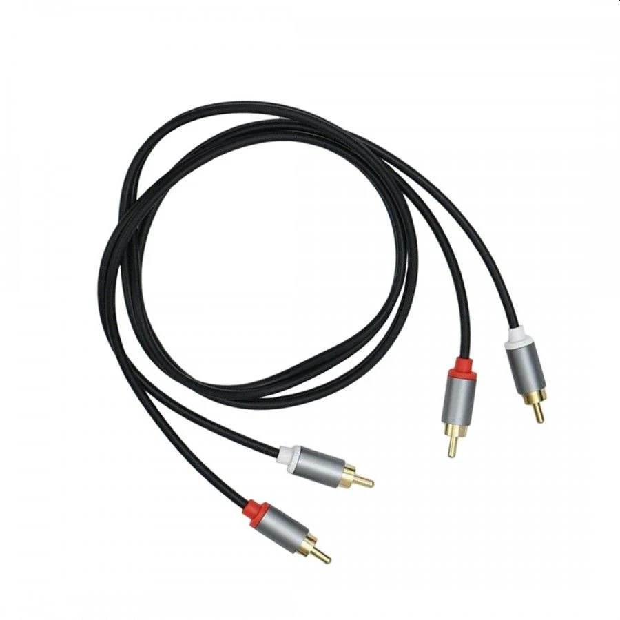 Cablu audio, 4 mufe, 2 mufe rca la 2 mufe rca, lungime 1 m