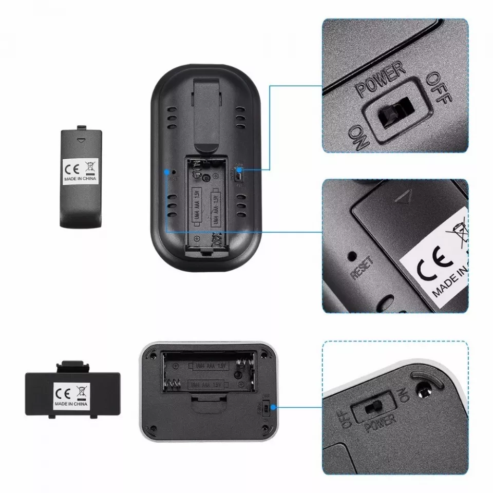 Termometru digital cu sonda, citire instantanee, wireless, ecran lcd