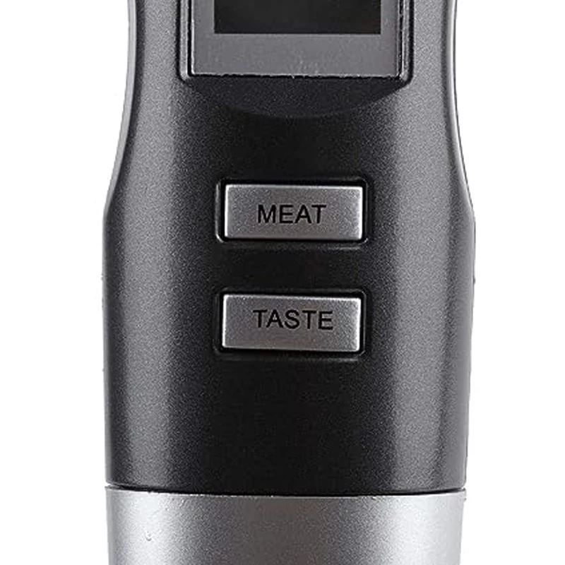 Termometru digital pentru carne, sonda tip furculita cu functie dubla, 6 tipuri carne, 4 nivele preparare, afisaj led