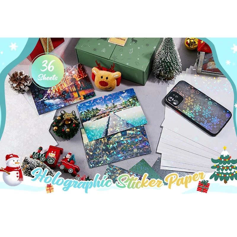 Folie printabila inkjet snowflake sticker a4, 20 coli