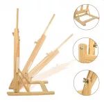 Sevalet pictura, inaltime ajustabila maxim 105 cm, pliabil, lemn