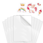 Folie foto a4, 20 coli adezive, glossy, printabila inkjet, alba