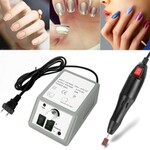 Pila electrica unghii 20.000 rpm, 20w, manichiura profesionala, 6 capete slefuire, directie dubla