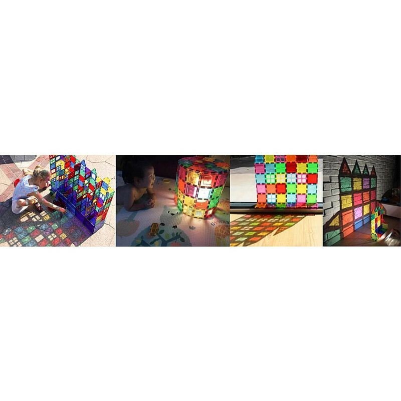 Set constructie magnetic, 106 piese, joc educativ si creativ, varsta 3+, procart