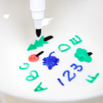 Set 11 markere magice pentru desen pe apa, lingurita ceramica