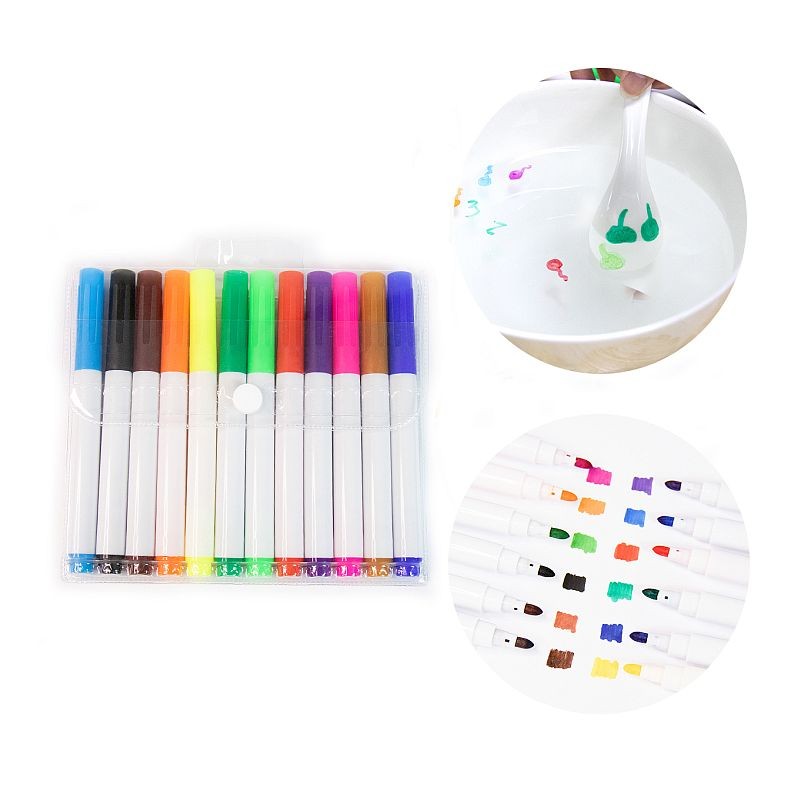 Set 11 markere magice pentru desen pe apa, lingurita ceramica