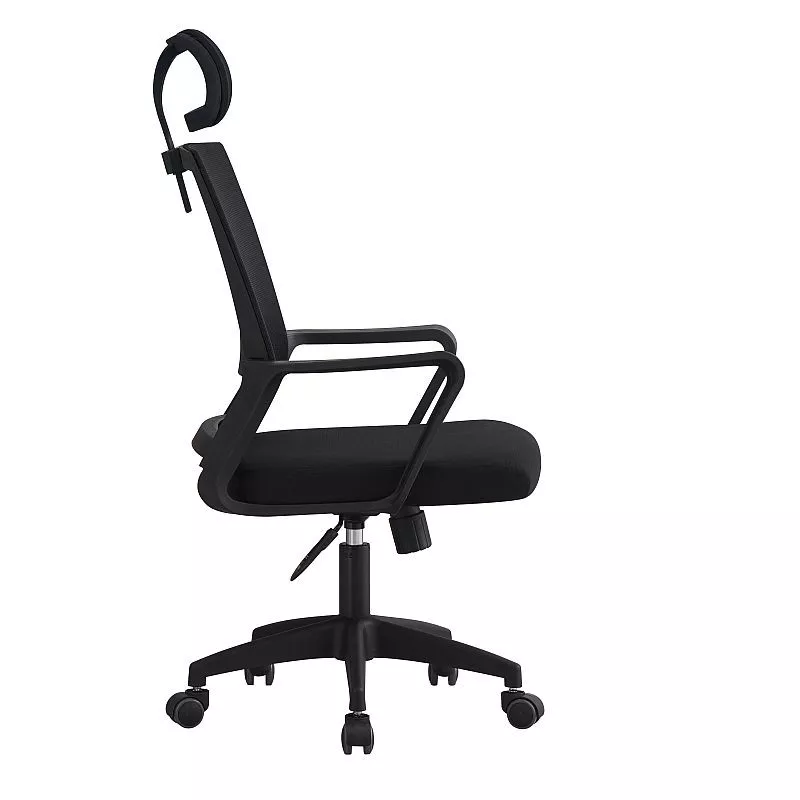 Scaun ergonomic de birou, cu tetiera, reglabil si rotativ, mesh
