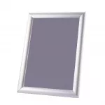 Rama click aluminiu a4, poster frame cu fixare perete, argintie