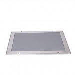 Rama click aluminiu a3, pentru postere sau afise, colturi drepte, gri