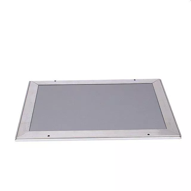 Rama click aluminiu a3, pentru postere sau afise, colturi drepte, gri