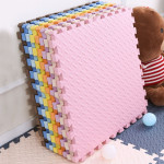 Covor puzzle xl, 60x60 cm, grosime 2 cm, spuma eva, 2 piese culoare galben