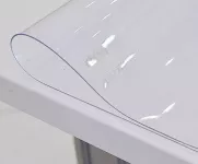Protectie pvc pentru mobilier, transparenta, 1.2x1 metru, grosime 0.5 mm