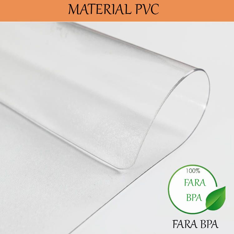 Protectie pvc pentru mobilier, transparenta, 1.2x1 metru, grosime 0.5 mm
