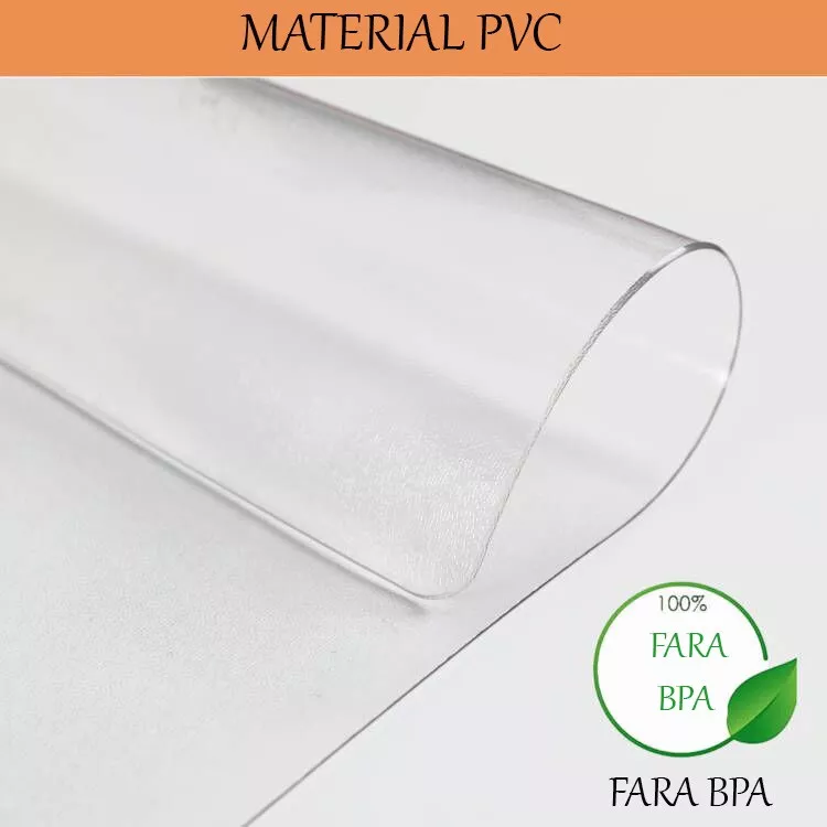 Protectie pvc pentru mobilier, transparenta, 1.2x1 metru, grosime 0.5 mm