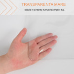 Protectie pvc pentru mobilier, transparenta, 1.2x1 metru, grosime 0.5 mm