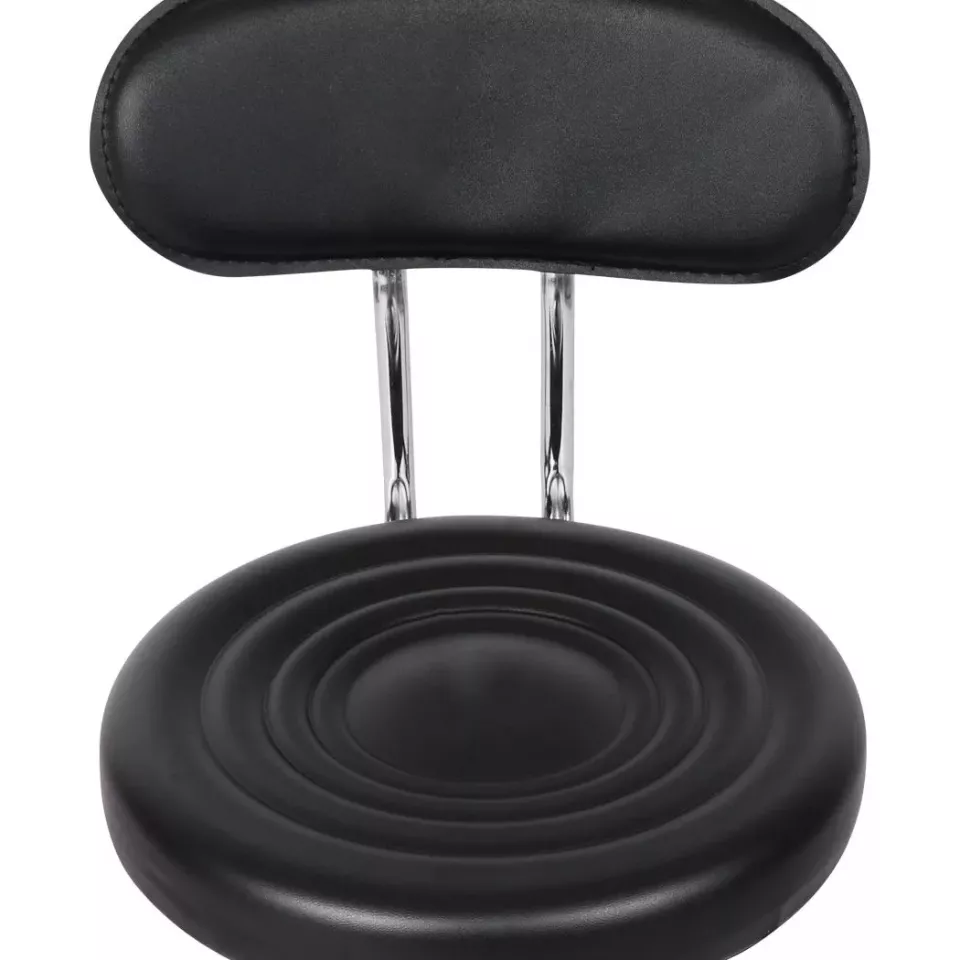 Set 2 scaune ergonomice fara manere, inaltime reglabila, baza cromata, polipropilena