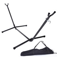 Suport cadru hamac, dimensiune 270x105 cm, metalic, greutate maxima suportata 200 kg, negru