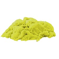 Nisip kinetic 500g, ecologic, maleabil, 10 forme incluse culoare galben