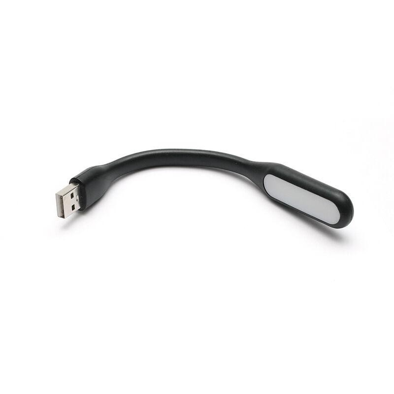 Mini lampa led flexibila, 1.2w, alimentare usb, portabila, neagra, 16 cm