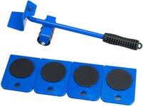 Set pentru ridicat si transportat mobila, 4 role, maneta maner antiaderent, max 150 kg