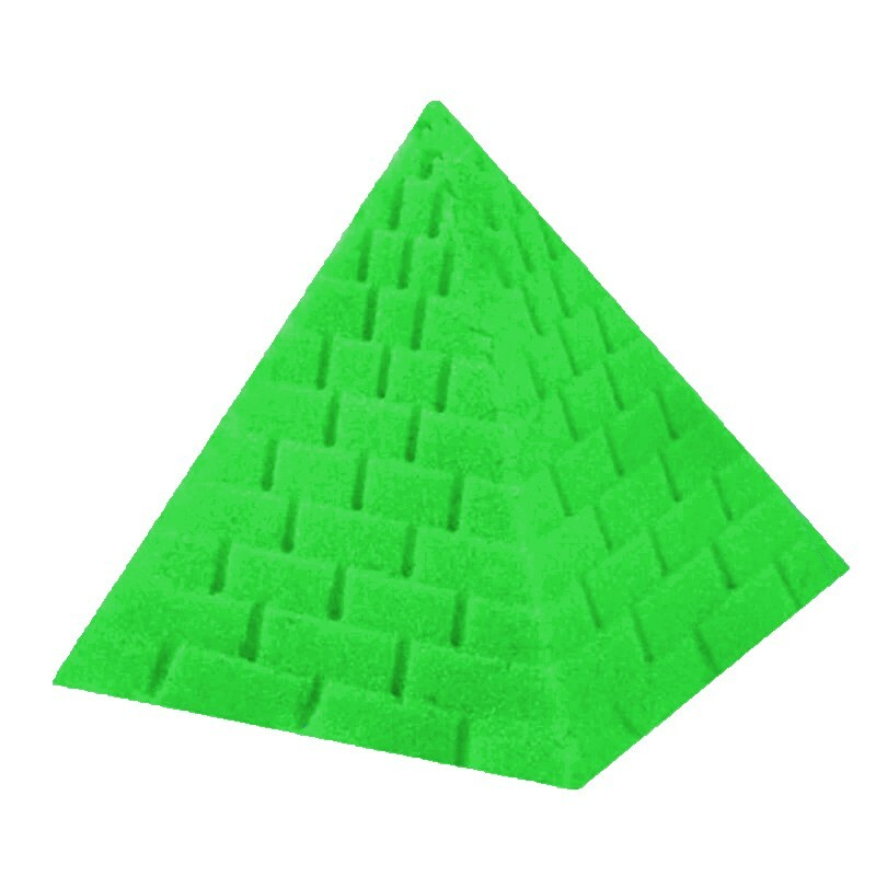 Nisip kinetic, usor de modelat, pachet 1 kg culoare verde