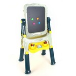 Tabla magnetica si de scris cu 2 fete, 40x50 cm, inaltime reglabila 83-110 cm, 30 accesorii incluse
