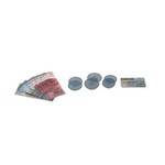 Casa de marcat jucarie, 32x16x15 cm, microfon, scaner, recunoastere voce, calculator, cos produse