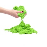 Nisip kinetic, usor de modelat, pachet 1 kg culoare verde