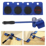 Set pentru ridicat si transportat mobila, 4 role, maneta maner antiaderent, max 150 kg