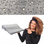 Patura fosforescenta 150x200 cm, stelute glow in the dark, moale si confortabila