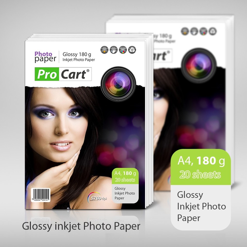 Hartie foto a4 glossy 180gr