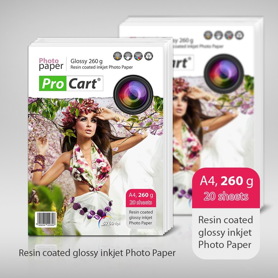 Hartie foto rc glossy 260g format a4
